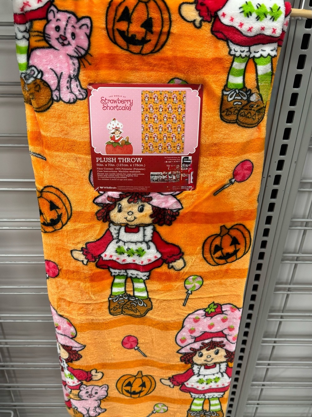 Strawberry Shortcake Halloween Blanket